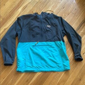 L.L. Bean Charcoal and Teal Jacket